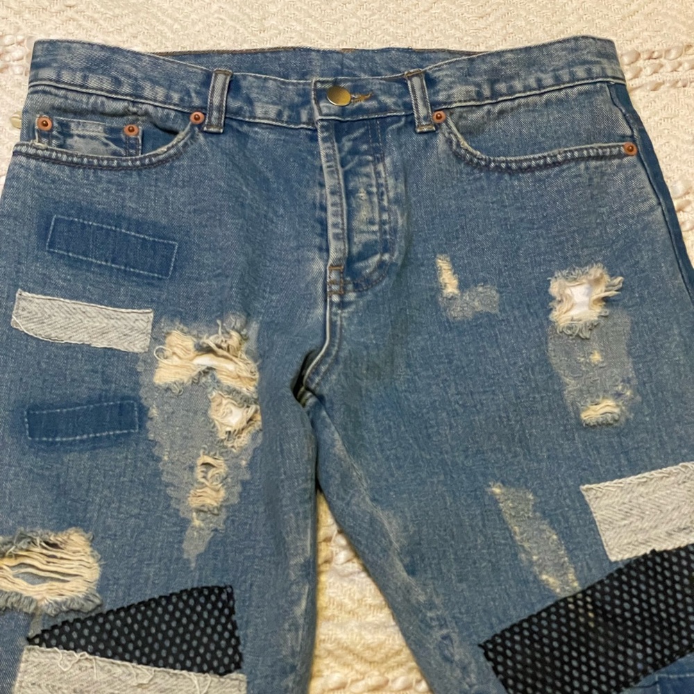 Boho Patchwork Jeans - Picture 10 of 16